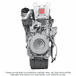 3/4 Engine for MBE 4000 12.8L EPA04 with Manual Transmission