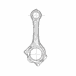 Connecting Rod for MBE900 6.4L