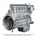 3/4 Engine for MBE 4000 12.8L EPA04 with Manual Transmission