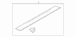 Door Trim Sill Plate Insert Scuff - Left, Right, Outer (Convertible, Coupe)