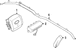 Steering Wheel Air Bag Bags Module Inflator <br>The mounted to The