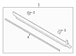 Rocker Panel Guard Molding - Right, Lower