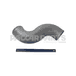 PIPE-CAC MBEND 4" STL BEADED