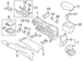 Automatic Transmission Shift Cover Plate Console Panel (Police)