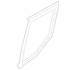 Door Window Division Bar Track - Left