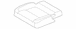 Seat Cover Cushion - Left, Rear
