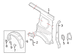 Quarter Panel Splash Shield Filler - Left, Inner