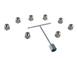 Super Duty 2011-2024 19.5 10 Lug Dual on 200MM Bolt with Air Max Kit, Set of 4