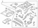 Suspension Subframe Crossmember Axle Mounting - Rear, Center