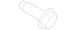 Seat Belt Lap and Shoulder Bolt Screw Washer - M10 x 35MM, Rear