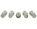 Super Duty 2017-2024 Chrome Plated Wheel Locks For Exposed Lugs