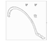 MOULDING Wheel Arch Molding Opening <br>Wheel - Left, Lower