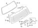 Lift cylinder ball stud - M8 X 15MM, Back