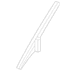Windshield molding MOULDING - Left, Lower