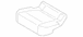 Seat Cover Cushion - Right, Rear