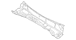 Cowl Grille Panel Top
