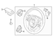 Steering Wheel Air Bag Module (DX)