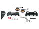 F-150 2024 LED Warning Strobes by SoundOff Signal, Amber and White, Black Onyx Interior