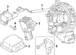 Air Bag Clockspring Cover And Contact Plate