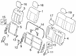 Seat Back Cushion Pad - Left, Rear,