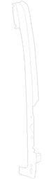 Body D-Pillar Side Corner Panel - Left, Rear, Outer
