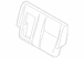 Seat Back Cushion Cover - Left, Rear