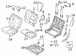 Seat Back Cushion Pad - Rear