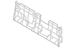 Seat Back Frame Retaining - Right, Rear