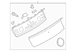 Deck Lid Finish Panel Emblem (Convertible, Coupe)